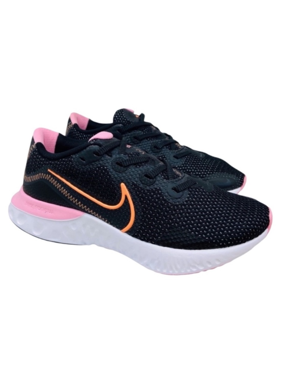 Nike Renew Womens 7.5 Run Running Shoe Black Pink